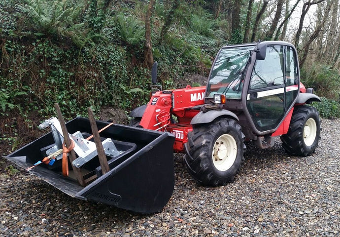 We have a new toy - our telehandler has finally arrived!