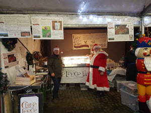 Santa tasted our award winning Manx Chorizo today at Tynwald Mills Christmas market ....and he seemed to love it!