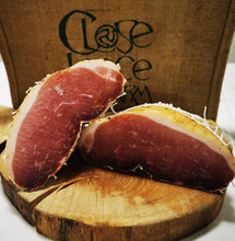 Air dried smoked ham cured in orange, juniper berry and vodka